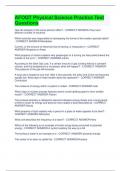 AFOQT Physical Science Practice Test Questions
