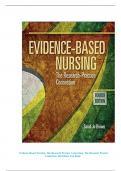 Evidence-Based Nursing: The Research Practice Connection: The Research Practice Connection 4th Edition Test Bank