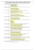 HESI Fundamentals Exam 2022&sol; Fundamentals HESI Exam 2022