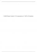 C468 Study Guide V3 Competency 2 100&percnt; Complete