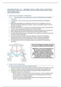 Biochemie : hoofdstuk 12 : samenvatting