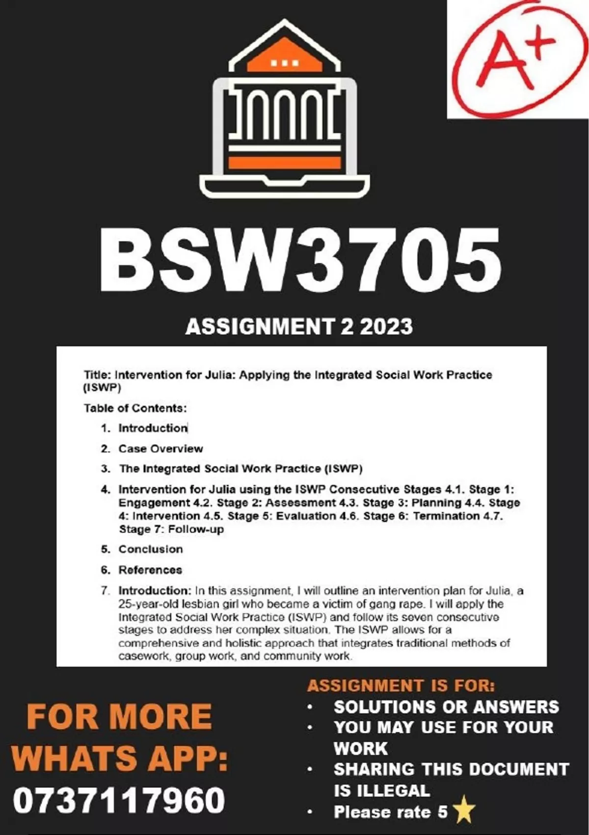 assignment 2 bsw3705
