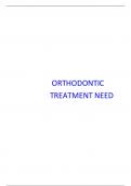 Volume (23) Index of Orthodontic Treatment Need