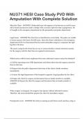 NU371 HESI Case Study&comma; Major Depressive Disorder With Complete Solution & NU371 HESI Case Study PVD With Amputation With Complete Solution&period;