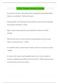 TTEC Exam Study Guide  &vert; Questions with 100&percnt; Correct Answers &vert; Updated & Verified