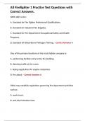 Fire fighter Exam