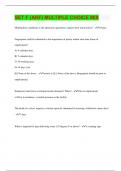 SET F &lpar;ARF&rpar; MULTIPLE CHOICE MIX  &vert; 50 Questions with 100&percnt; Correct Answers &vert; Updated & Verified