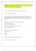 EOPA Top Exam Questions and answers&comma; 100&percnt; Accurate&period; Verified&period;