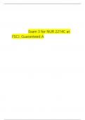 Exam 3 for NUR 2214C at FSCJ. Guaranteed A