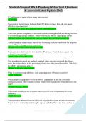 Medical-Surgical RN A Prophecy Test &sol; Relias Learning&comma; Questions & Answers 2022&sol;2023