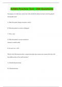 Bundle for AAMA CMA Exams Compilation &vert; Verified &vert; Guaranteed Success