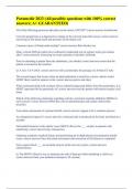 Paramedic 2023 &lpar;All possible questions with 100&percnt; correct answers&semi; A&plus; GUARANTEED&rpar;