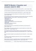 VADETS Module 3 Question and answers rated A&plus; 2023