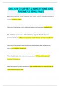 CUL 129 CHAPTER 2 QUESTIONS AND ANSWERS 100&percnt; PASS