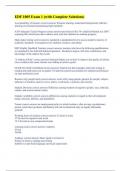 EDF 1005 Exam 1 &lpar;with Complete Solutions&rpar;