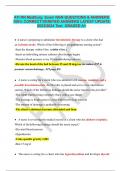 ATI RN MedSurg  Exam NGN QUESTIONS & ANSWERS 100&percnt; CORRECT&sol;VERIFIED ANSWERS LATEST UPDATE 2023&sol;2024 Test  GRADED A&plus;