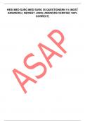 HESI MED SURG &sol; MED SURG 55 QUESTIONS RN V1 &lpar;MOST ANSWER&lpar;S&rpar;&rpar;