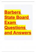 Barbers State Board Q&A 2023