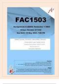 FAC1503 Assignment 5 2023 Questions with Complete Solutions 
