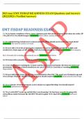 2023 may EMT FISDAP READINESS EXAM Questions and Answers &lpar;2022&sol;2023&rpar; &lpar;Verified Answers&rpar; 