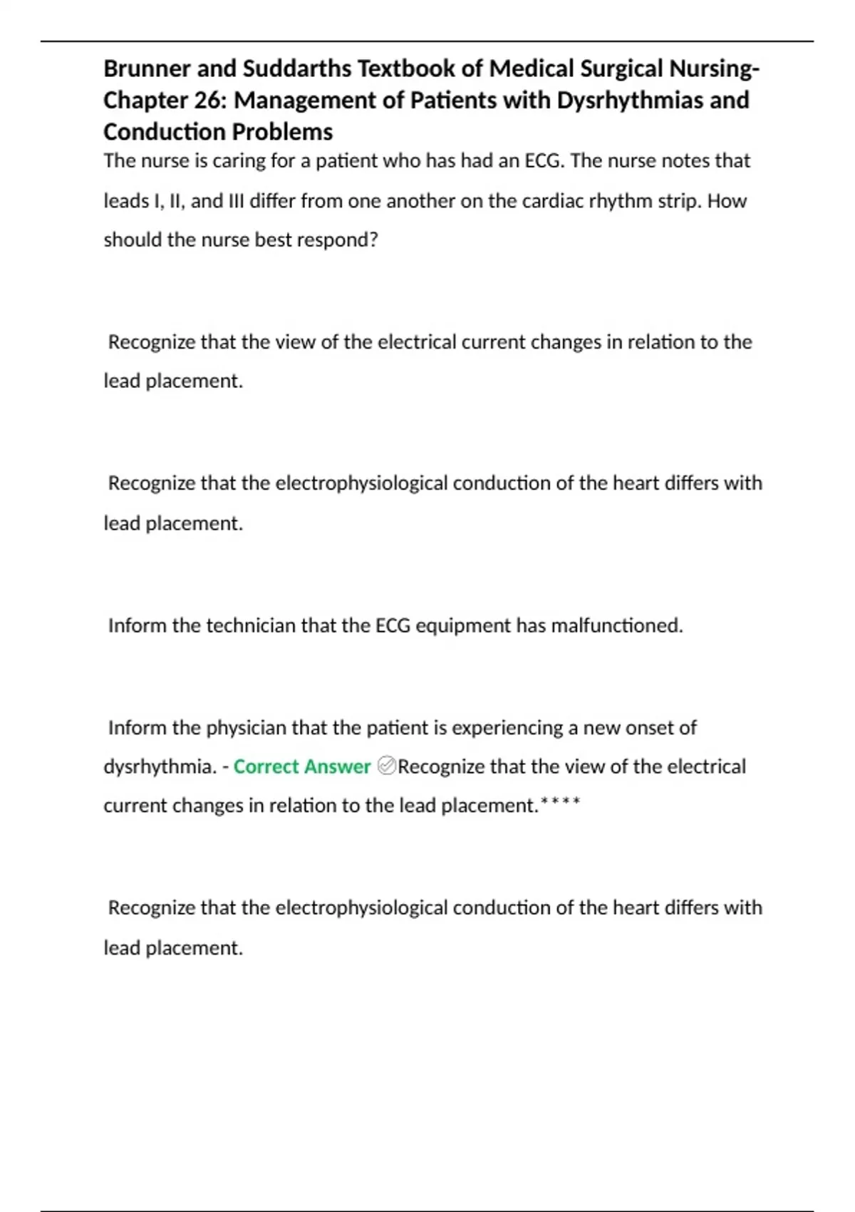 Brunner and Suddarths Textbook of Medical Surgical Nursing- Chapter 26 ...