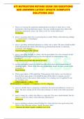 ATI NUTRIATION RETAKE EXAM 300 QUESTIONS AND ANSWERS LATEST UPDATE &sol;COMPLETE SOLUTIONS 2023