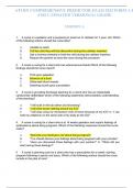 ATI RN COMPREHENSIVE PREDICTOR EXAM 2023 FORM A B  AND C UPDATED VERSION/A+ GRADE