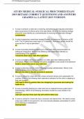 ATI RN MEDICAL-SURGICAL PROCTORED EXAM  2019 RETAKE CORRECT QUESTIONS AND ANSWERS  GRADED A&plus; LATEST 2023 VERSION