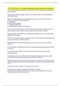 AZ 305 Exam 1 Complete Questions And Answers Graded A&plus;