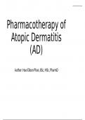 Pharmacotherapy of Atopic Dermatitis