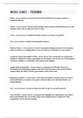 WGU C961 - TERMS&vert;UPDATED&VERIFIED&vert;100&percnt; SOLVED&vert;GUARANTEED SUCCESS