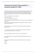 Compucram Exam Prep question n answers graded A&plus; 2023