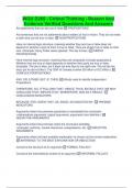 D265 - WGU - Critical Thinking - Reason And Evidence Questions And Answers