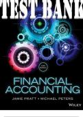 TEST BANK and  SOLUTIONS MANUAL for Financial Accounting, 10th Edition By Jamie Pratt and Michael Peters. ISBN 13: 9781119444367. (Complete 14 Chapters)