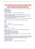 EMT INTERIM 3 (FINAL MULTIPLE EXAM) Q&A  WITH CORRECT SOLUTIONS RATED A.