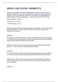 HESI CASE STUDY&colon; MOBILITY&vert;UPDATED&VERIFIED&vert;100&percnt; SOLVED&vert;GUARANTEED SUCCESS