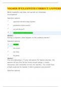 NSG6020 3P EXAMWITH CORRECT ANSWERS