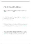 FISDAP Medical FINAL EXAM
