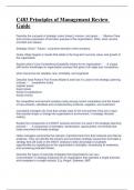 C483 Principles of Management Review Guide&period;