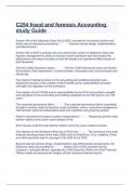 C254 fraud and forensic Accounting study Guide.