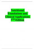 Nutritional Foundations and Clinical Applications 7TH Edition