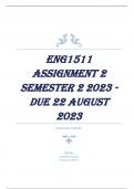 ENG1511 Assignment 2 Semester 2 2023 -DUE 22 August 2023