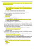 NURS201 Barkley DRT Answer sheet (1) Questions With Answers GRADED A+
