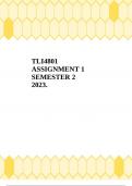 TLI4801 ASSIGNMENT 1 SEMESTER 2 2023.