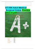 ATI RN Adult Medical Surgical Online Practice 2022 B&period;pdf