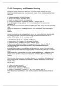 Ch 68 Emergency and Disaster Nursing