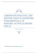 LABORATIVE PRACTICE, 2ND  EDITION YOOST & CRAWFORD  FUNDAMENTALS OF  NURSING: ACTIVE LEARNING  FOR CO