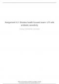Assignment 5.2- Shadow health focused exam- UTI with antibiotic sensitivity