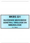 Mikrobiologie MKBS 221 lang vrae en antwoorde oor Mikrobiese Genetika, Virologie en Immunologie