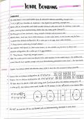 AQA A-Level Chemistry Handwritten Notes – Bonding